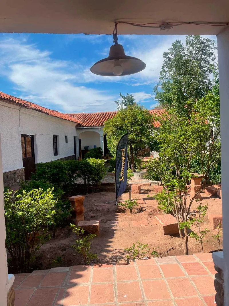 Patio de la hacienda